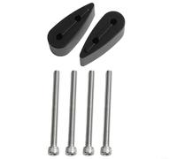 Volakebeing Kit per manubrio bicicletta TT, in alluminio 7075, distanziali Aero-Bar, staffe di montaggio con viti da 5/10/20/40 mm, altezza regolabile (20 mm)