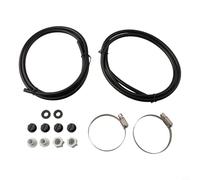 Volakebeing Kit tubo cloratore off-line con morsetti a sella, dadi, rondelle, tubo da 1,2 m e scarico, struttura in metallo, compatibile con Hayward serie CL200/CL220 Pool Feede