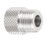 Volakebeing Manicotto per trapano in acciaio inox, boccola filettata, per la lavorazione del legno, strumento di posizionamento per trapano, strumento di posizionamento per tassello, 3-10 mm, gamma di