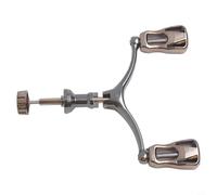 Volakebeing Maniglia per mulinello da pesca a doppia manovella per serie 1000-5000, per mulinello pieghevole in metallo CNC con impugnatura cava, compatibile con mano sinistra/destra, (oro)