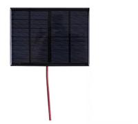 Volakebeing Mini caricatore solare policristallino da 3 W 12 V, 115 x 85 mm, piccolo caricabatterie solare per batteria mobile e kit di energia solare off-grid fai da te compatto