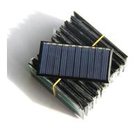 Volakebeing Mini pannello solare 3,7 V Cella solare policristallina 0,25 W Kit fai da te 30 x 60 mm piccolo caricatore solare 5 V 50 mA per luci da giardino cartelli esterni confezione da 5