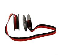 Volakebeing Nastro per macchina da scrivere per stampante GR4 a doppia bobina, bobina di nastro in nylon con inchiostro nero e rosso, compatibile con il modello 1385, materiale ABS+nylon per uso