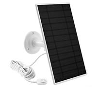 Volakebeing Pannello di alimentazione solare con staffa di montaggio per fotocamera Arlo Pro 5S 2K Pro 4 Pro 3 Ultra 2, cavo da 4 m, impermeabile IP66