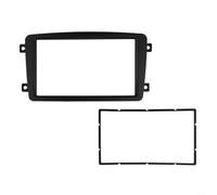 Volakebeing Pannello per cruscotto auto per W203 W209 W463 W639, 2 DIN per cruscotto stereo DVD, in plastica nera, montaggio interno per classe C CLK Classe G