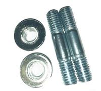 Volakebeing Per 4 dadi e bulloni a barra per motosega SX62 62 cc, dimensioni filettatura M8, lunghezza 42 mm, acciaio al carbonio medio, resistente, 2 set inclusi (0)