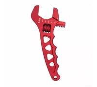 Volakebeing per chiave regolabile in alluminio per raccordi 3AN-16AN, leggero per utensili di lunga durata con impugnatura ergonomica antiscivolo e 4 lati, 175 mm (6,89 pollici) compatto (rosso)