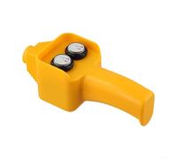 Volakebeing per controllo verricello elettrico, 12 V, telecomando cablato per argani manuali da 680,4 kg a 2,268 kg, pulsante avanti/indietro con cavo da 1,3 m, giallo (senza filo)