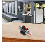 Volakebeing per interruttore automatico in linea 12 V-24 V CC con interruttore fusibile di ripristino manuale, capicorda calibro 8-12, copertura impermeabile, per camper per sistemi audio argano