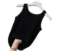 Volakebeing per Top a Canotta Elasticizzato Morbido Seta Sintetica per Top | Tessuto ice silk innovativo, tocco sulla , ideale per climi caldi ed estivi