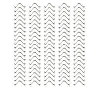 Volakebeing Perno per tubo di bloccaggio con clip a molla, clip a pressione da 8 mm per palo della tenda e per pagaia, chiusura in acciaio al manganese con finitura liscia, senza sbavature, sicuro