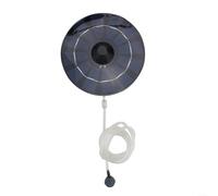 Volakebeing Pompa aeratore per laghetto ad energia solare con pietra porosa galleggiante sistema di gorgogliatore di ossigeno per acquario acquario giardino fontana idroponica circolazione dell'acqua