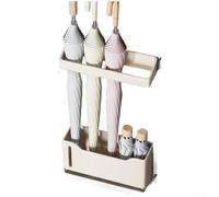 Volakebeing Portaombrelli con montaggio magnetico permanente e drenaggio del flusso d'aria per l'organizzazione dello spazio interno (bianco)