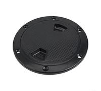 Volakebeing Portello rotondo di accesso per ispezioni marine con copertura rimovibile ABS Marine Deck Hardware antiscivolo design di montaggio a vite per yacht interni ed esterni (20,3 cm)