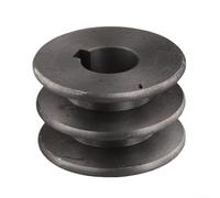 Volakebeing Puleggia a V, accessori per motore puleggia a doppia scanalatura di tipo A, diametro in ghisa, accessori per utensili elettrici, adatti per cinghia trapezoidale di tipo A, cinghia dentata