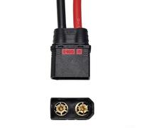 Volakebeing QS8-S - Connettore per cavo batteria anti-scintilla 8AWG, in silicone, adattatore ad alta corrente, maschio e femmina, per drone FPV elettrico, per bicicletta, 85 A 36 V (maschio)