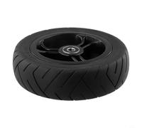 Volakebeing Ruota solida per scooter elettrico da 6 pollici, 145 x 40, con mozzo in plastica/alluminio 6 x 1,6, pneumatico in gomma a trazione migliorata con assorbimento degli urti, (mozzo in