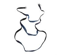 Volakebeing Scala trasportabile per barca a vela 3/4 corda non gonfiabile, in acciaio inox, scaletta per imbarco marina, scaletta per arrampicata, scaletta pieghevole in acciaio 316 (blu a 3 gradini)