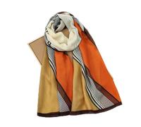 Volakebeing Sciarpa Donna Lunga Cotone Lino Invernale Calda Elegante | Morbido blend cotone-lino, tatto setoso sulla , ideale per pelli sensibili e uso prolungato