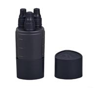 Volakebeing Set di 3 contenitori portatili per spezie e bottiglie per salsa da spremere con scala graduata, 3 contenitori da 100 ml in PE PP per una misurazione precisa della cottura, condimento (nero