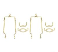 Volakebeing Set di supporto regolabile per arpa, 17-25,4 cm, in metallo resistente, finitura cromata, base E26, kit completo di ricambio per paralume da scrivania (oro)