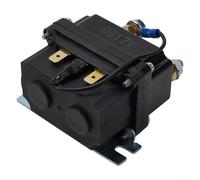 Volakebeing Solenoide di controllo dell'argano del contattore elettromagnetico 12V 250A per relè con cavo per verricello di retromarcia telecomando impermeabile in acciaio nero