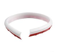 Volakebeing Striscia di barriera in silicone pieghevole, per cucina, bagno, porta della doccia, guarnizione inferiore, flessibile e impermeabile, con mastice, lunghezza 50-200 cm (bianco 50 cm)