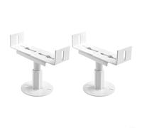 Volakebeing Supporto in acciaio bianco regolabile in altezza 8-13cm del radiatore del pavimento del radiatore di progettazione architettonica tradizionale Posizionamento verticale resistente alla