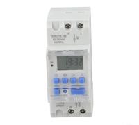 Volakebeing TM919TK - Timer digitale con controllo astronomico dell'alba e tramonto con calendario perpetuo, 16 A, 3200 W, regolazione del fuso orario programmabile, display LCD, montaggio a parete