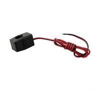 Volakebeing Trasformatore di corrente in miniatura split core morsetto sul sensore di corrente 50A-200A 5A uscita per rete elettrica EV ricarica pile 5G stazione base rilevamento nero (50A/5A)
