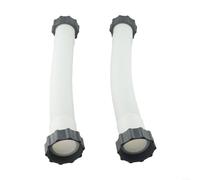 Volakebeing Tubo di interconnessione per sistema di filtraggio per piscina, 40,6 cm, in polietilene, diametro 3,8 cm, per attrezzatura filtrante a sabbia Intex, parte 11535 (confezione da 2)
