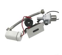 Volakebeing Valvola di scarico automatica per WC, sensore a infrarossi, valvola CC controllata con risparmio idrico intelligente e regolazione della distanza (B)
