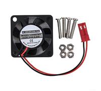 Volakebeing Ventola di raffreddamento CPU da 5 V 30 mm per Raspberry Pi 4 3 B+ 2 B, silenziosa, senza spazzole, 30 x 30 x 7 mm, in plastica nera, 0,2 A, 30.000 ore (1 pz)