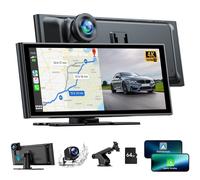 Volam 9.26 Pollici Autoradio Portatile con Wireless A pple Carplay Android Auto