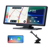 Volam 9.26 pollici Schermo Carplay Auto, Autoradio Portatile con Carplay Android Auto Wireless, Schermo tattile, IOS Mirror Link, Navigazione, Assistente Vocale Siri, G00gle, FM, AUX, Bluetooth 5.0