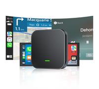 Volam Adattatore 2025 CarPlay da CarPlay Cablato a Wireless, Porta USB-C/A e Connessione Stabile per Auto CarPlay/Android Auto, Compatibile con iOS 10+/Android 11+ e Auto con CarPlay/Android Auto