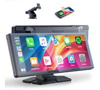 Volam CarPlay Wireless da 9.26" schermo per auto,schermo carplay con lettore stereo per auto A-pple CarPlay&Android Auto,IPS Touch Screen,Autoradio con Voice GPS Navigation/Bluetooth 5.0/MirrorLink