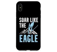 Volando come un'aquila per saltare con gli sci Custodia per iPhone XS Max