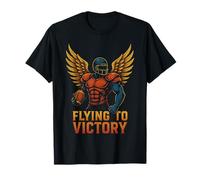 Volando Verso la Vittoria Football Wings Power Maglietta