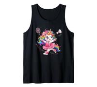 Volano da Badminton Unicorno Arcobaleno Kawaii Ragazze Canotta
