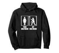 Volano La Tua Ragazza La Mia Ragazza Divertente Badminton Felpa con Cappuccio