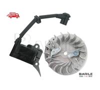 Volano Magnetico + Bobina Motosega ALPINA CJ 300 - A 305 - C 25 - CP 300 - APR25