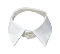 Volant a strati con ornamento del colletto della, With a collar | Elegante accessorio per cravatta con volant a strati, colletto finto staccabile per donna, abito da lavoro,