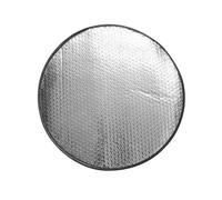 Volant Auto Parasole Doppio Spessore Protezione Solare Pieghevole Anti-UV Copertura Volante Argento