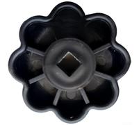 Volante a cilindro in PVC 8 x 8 mm per ossigeno per valvola argon PVC (nero)