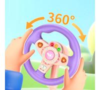 Volante Abilità motorie Guida Controller Suoni realistici Gioco di ruolo