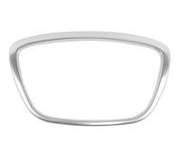 Volante Anello Decorativo Interno per Au&di per A3 2014 A4 2016 A6 2012-2018 Volante dell'automobile Anello Decorativo Cornice A5Q3l2L Modifica Interna Paillettes Adesivo(Silver)