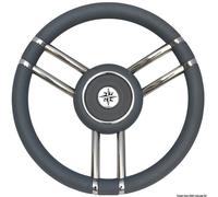 VOLANTE APOLLO IN POLIURETANO E ACCIAIO INOX DA 35 CM UNIVERSALE - 4 COLORI