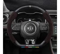Volante Auto Coprivolante, Per MG ZS 2017-2022 Antiscivolo Coprivolante Protettivo Copertura del Volante dell'automobile,E