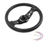 Volante Auto Corsa 13 Pollici 320mm Tondo Pelle PU per Allestimento Gioco